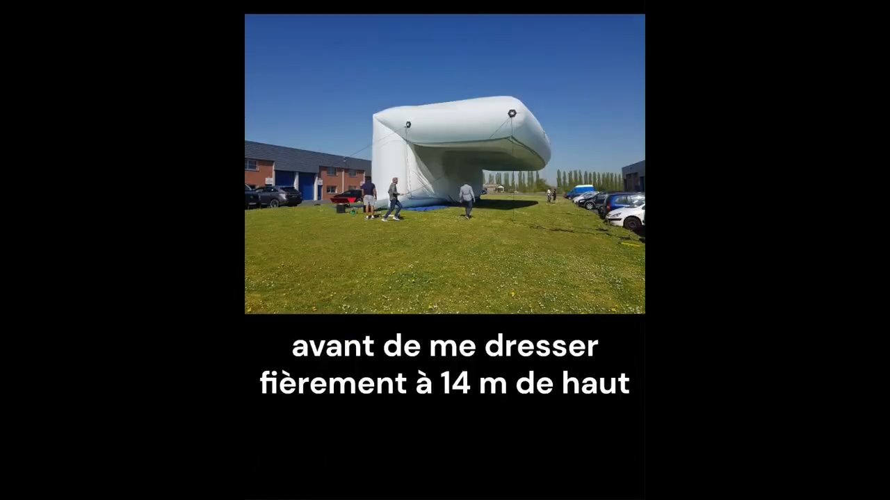 Mise en place d'un écran de 24 m de base