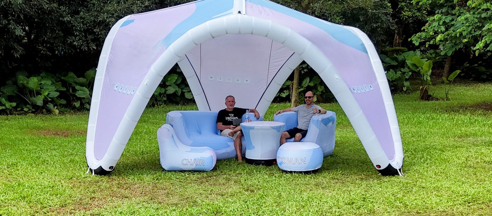 Mobiliario hinchable Hallucine